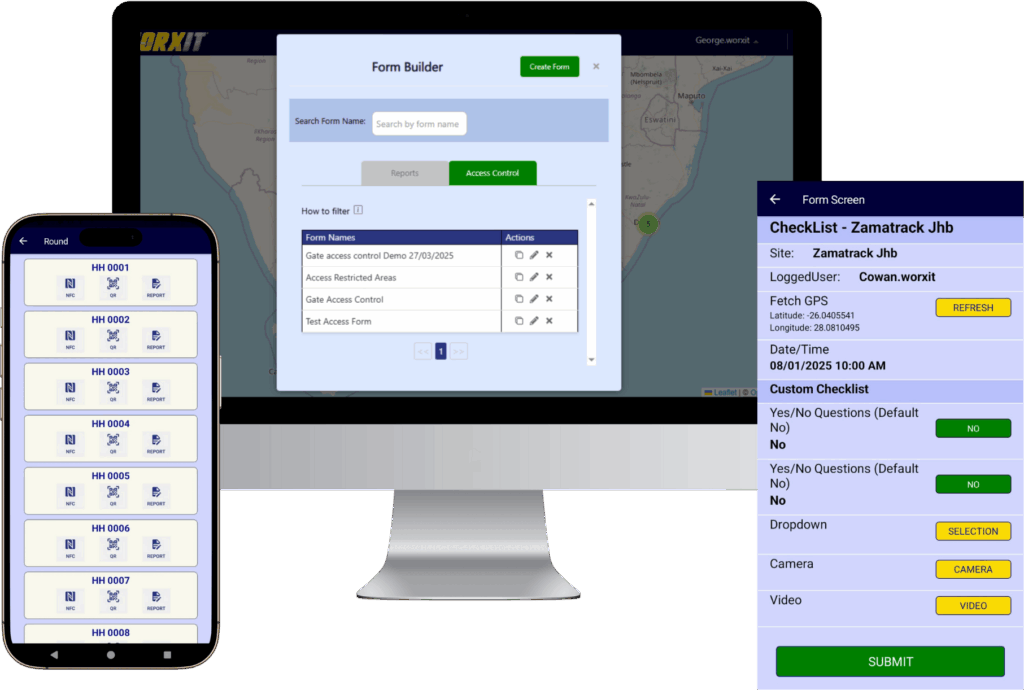 Maintenance rounds management software with missed or incomplete round alerts, maintenance scheduling, multimedia reporting, voice notifications, maintenance count per shift, and detailed graphical reports.