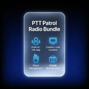 Patrol radio bundle with data, communications, and patrol management for field teams