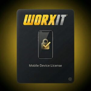 Worxit mobile device license for activating and managing devices on the Worxit platform